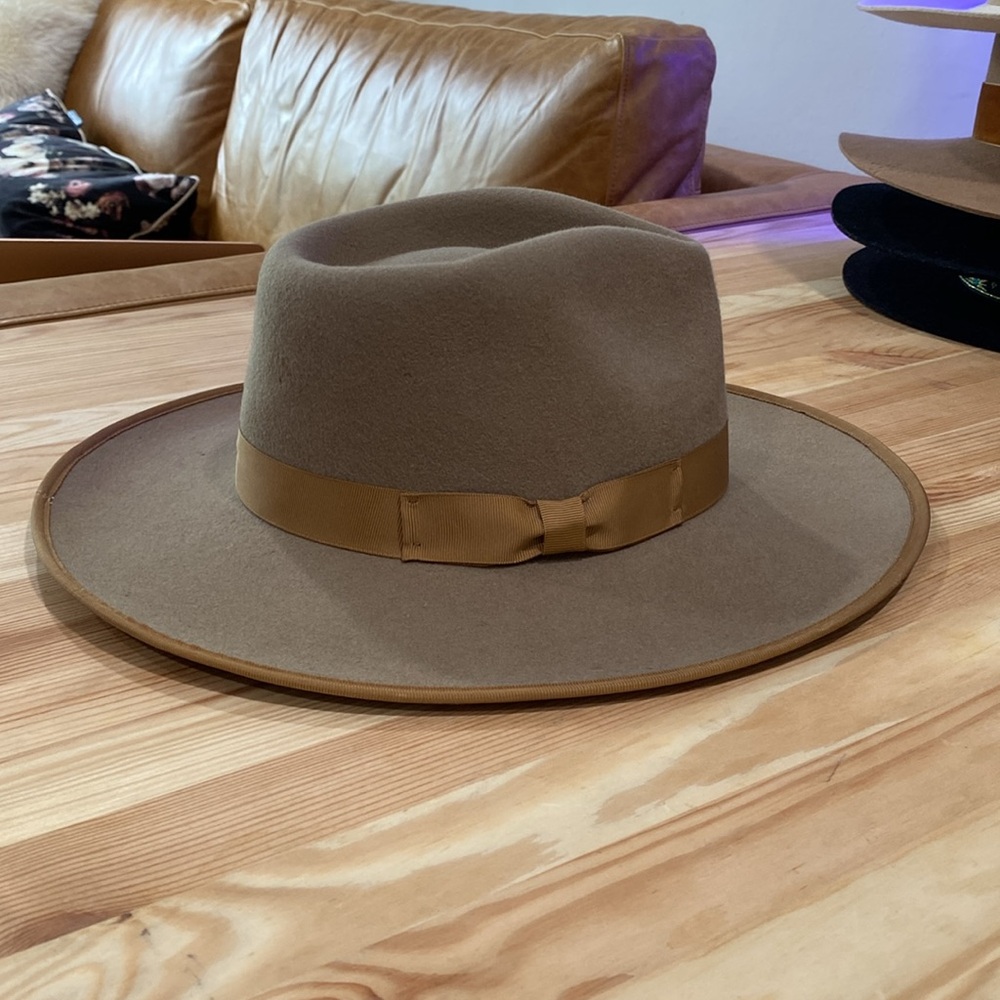 Gigi Pip Monroe Rancher Wool Hat Brown Xs 55 - image 3